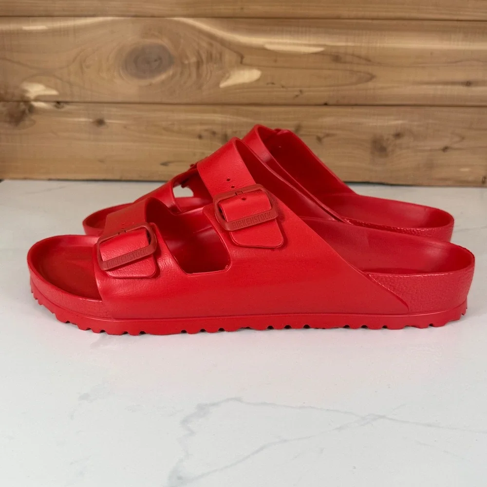 Birkenstock Arizona Essentials EVA Red Sandals Mens 13 EU 46 Waterproof Slides